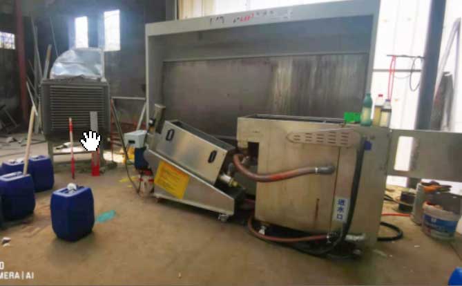 噴漆房水簾噴漆柜廢水怎么處理？