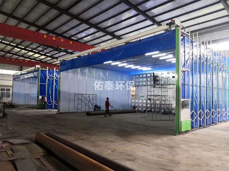 移動伸縮式噴漆房日常使用要注意的問題有哪些？